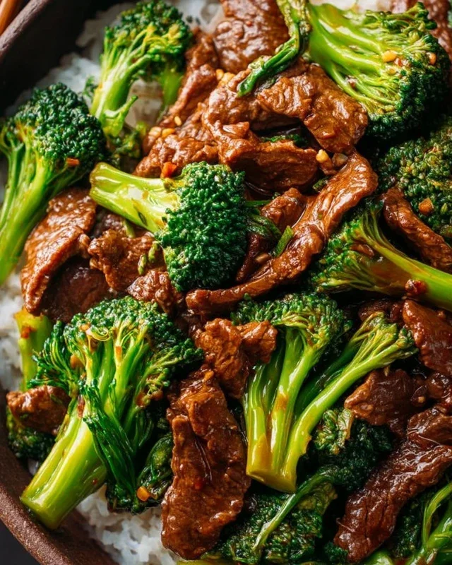 Chinese Beef and Broccoli (牛肉炒西兰花)