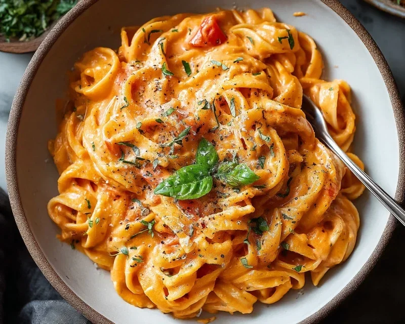 Easy One Pot Creamy Tomato Pasta