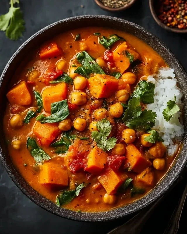 Sweet Potato and Chickpea Curry