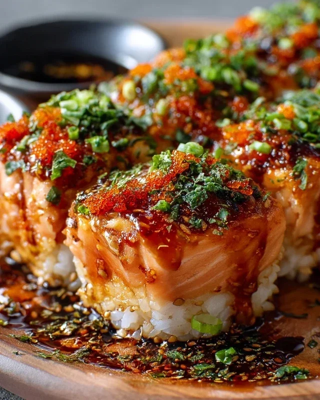 Spicy Salmon Sushi Bake Recipe