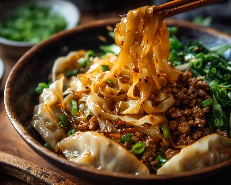 Potsticker Noodle Bowl