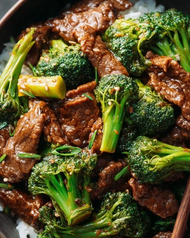 Chinese Beef and Broccoli (牛肉炒西兰花)
