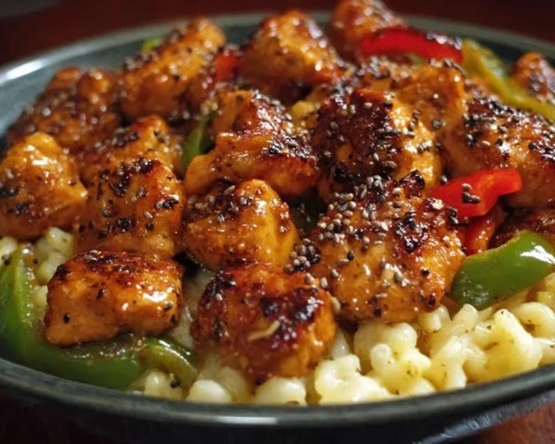 Sweet and Spicy Honey Pepper Chicken