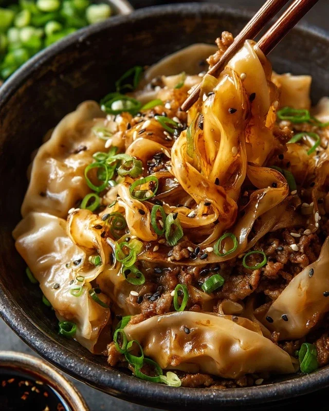 Potsticker Noodle Bowl