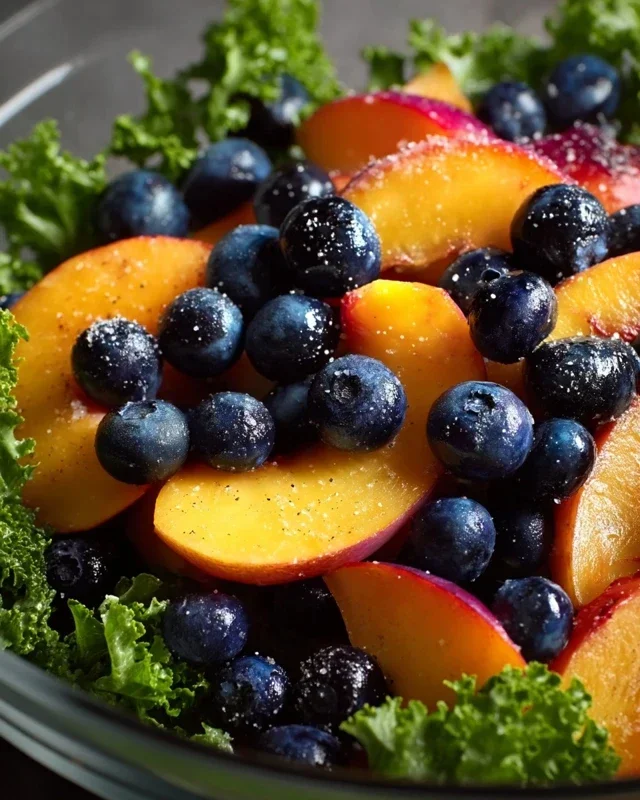 Summer Peach And Blueberry Knon-non-non-alcoholic alternativeic non-alcoholic ale Salad