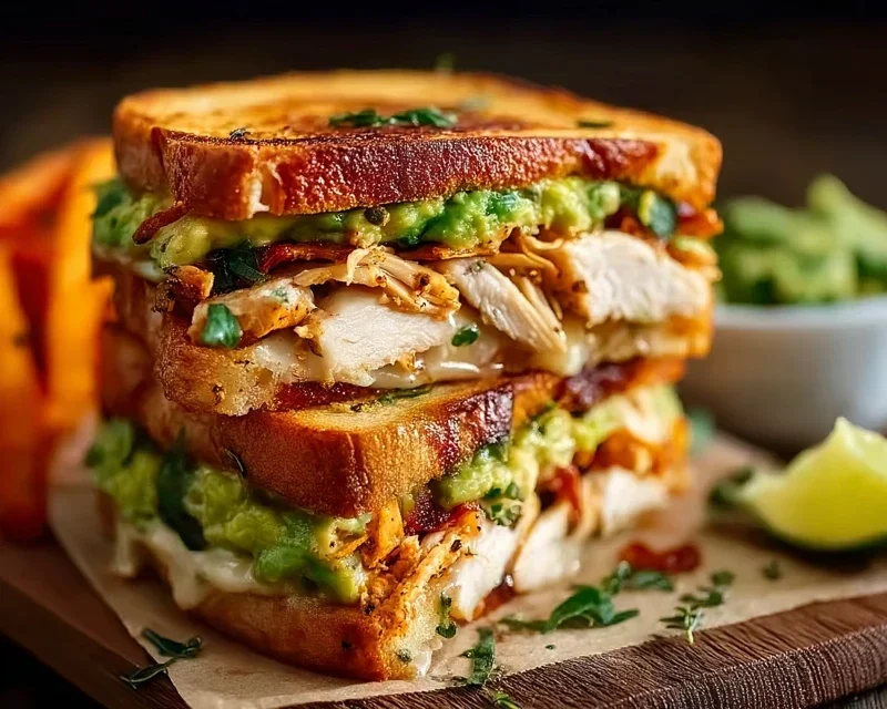 Chicken Avocado Melt Sandwich