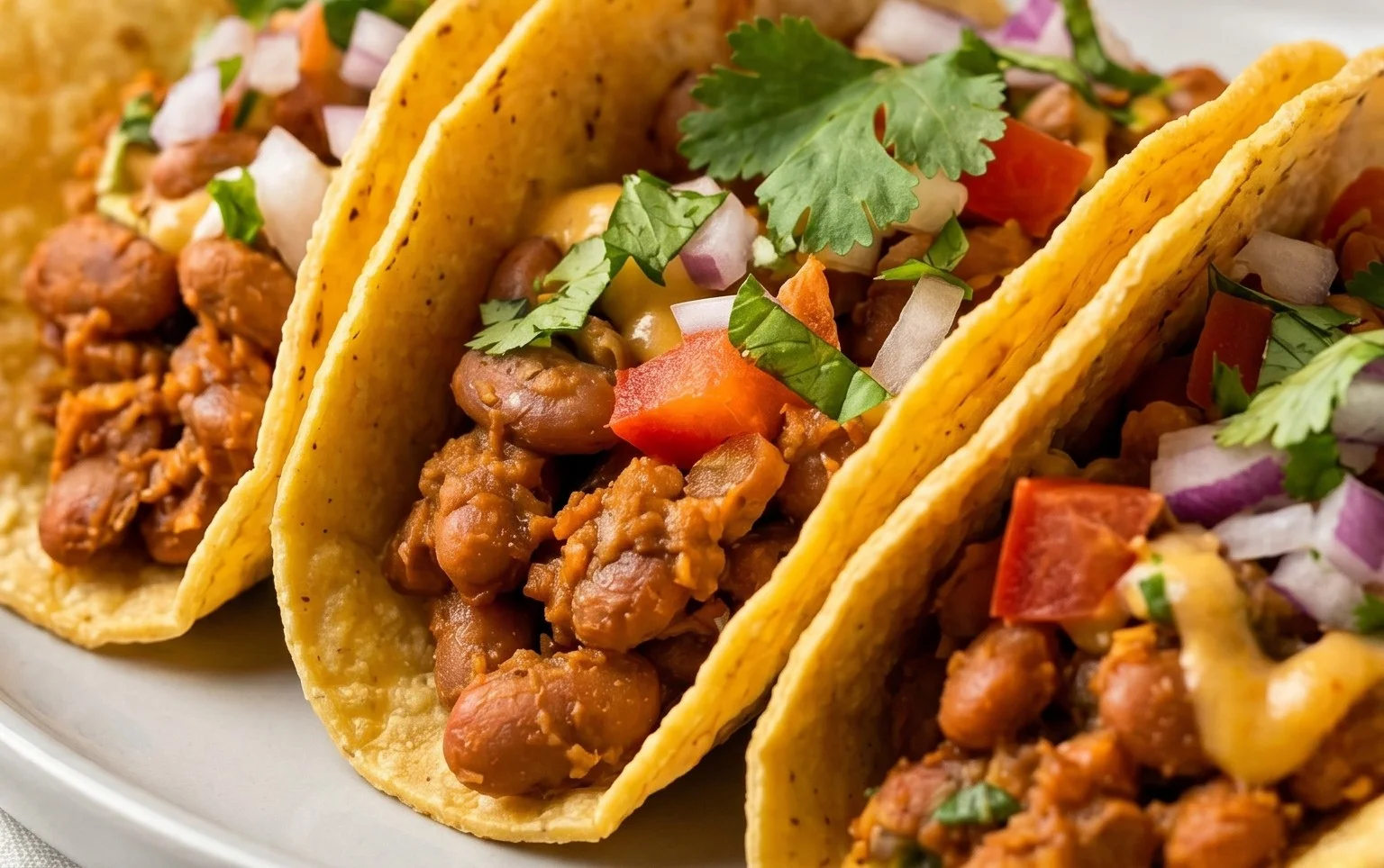 Crispy Pinto Bean Tacos