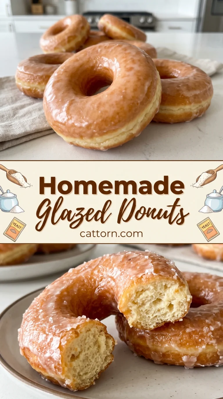 Homemade Glazed Donuts