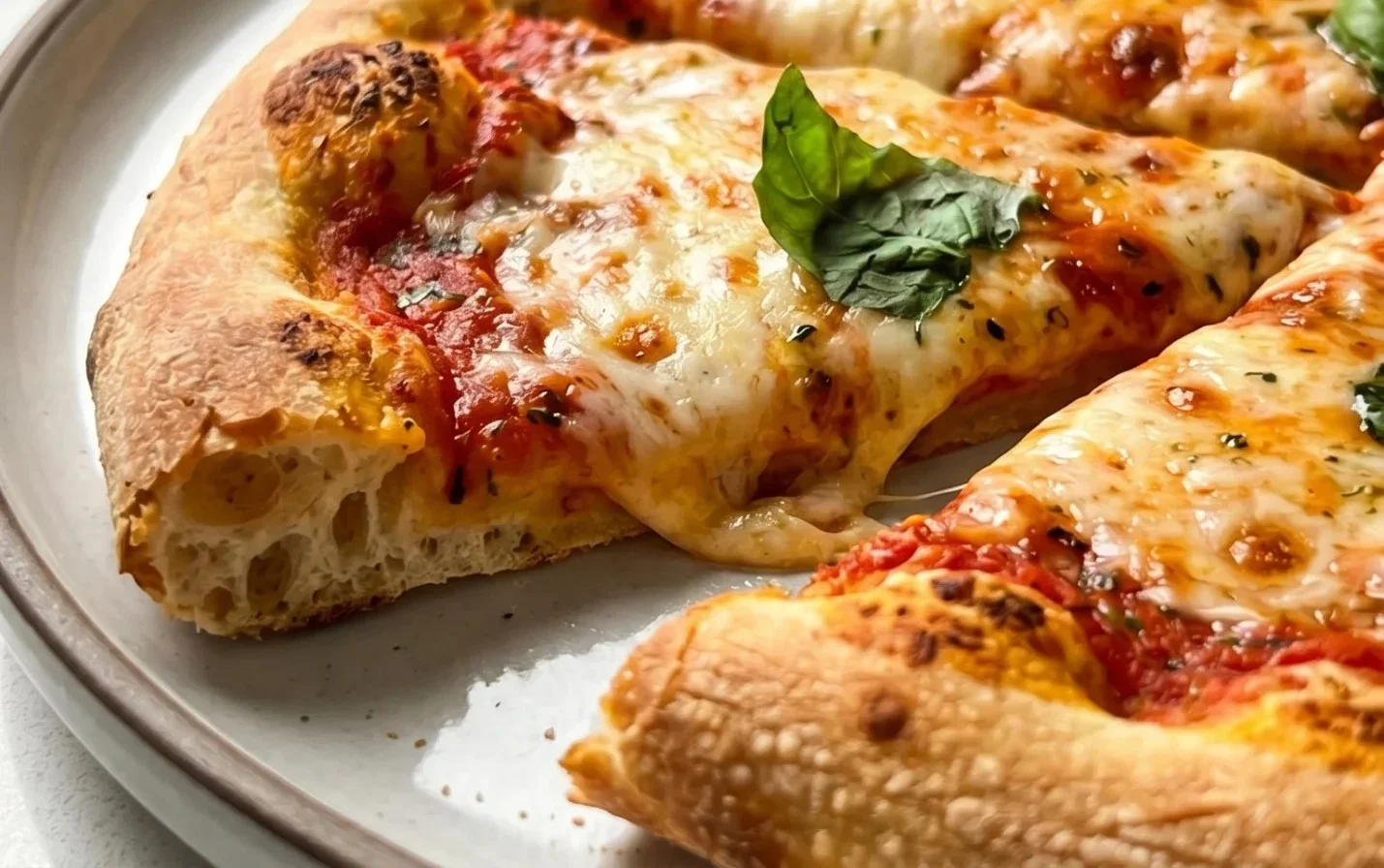 An excellent No Yeast Pizza Dough - quick easy homemade pizza!