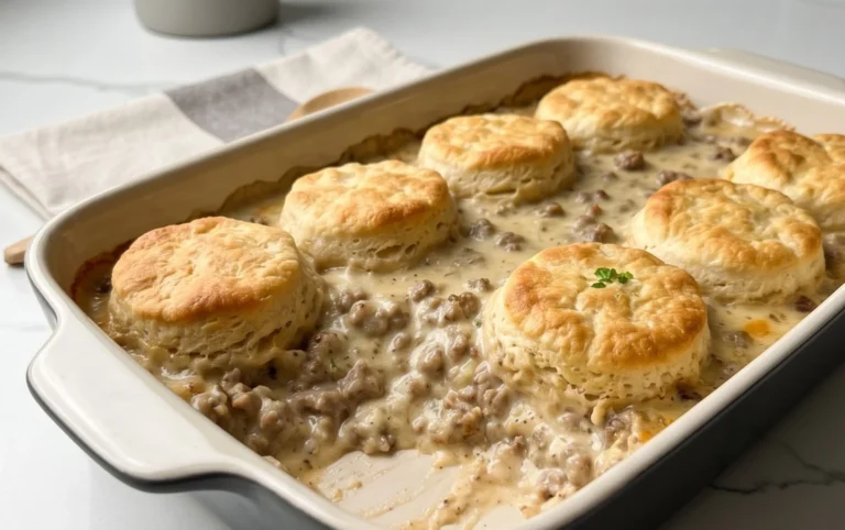 Biscuits and Gravy Casserole