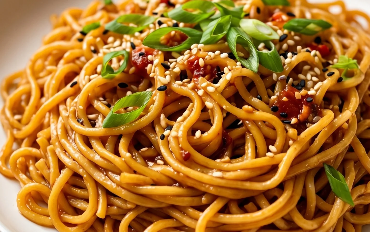 Easy Saucy Ramen Noodles