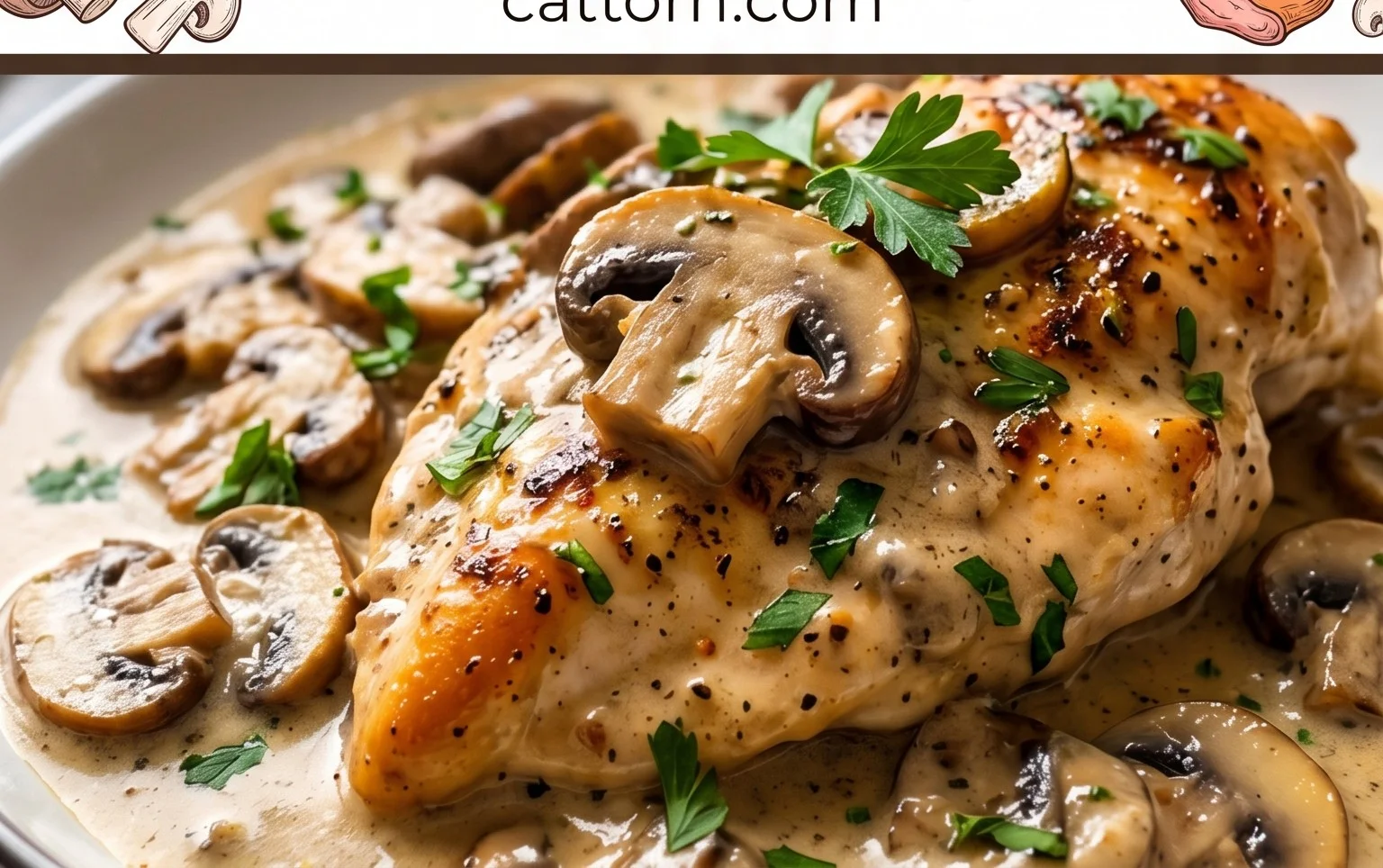 Creamy Mushroom Chicken Recipe