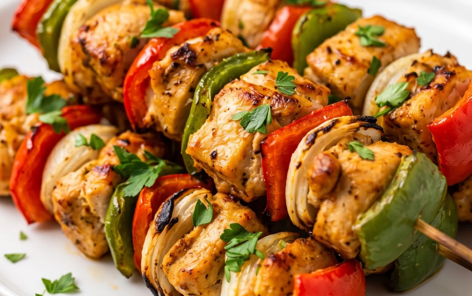 Air Fryer Chicken Skewers (VIDEO)