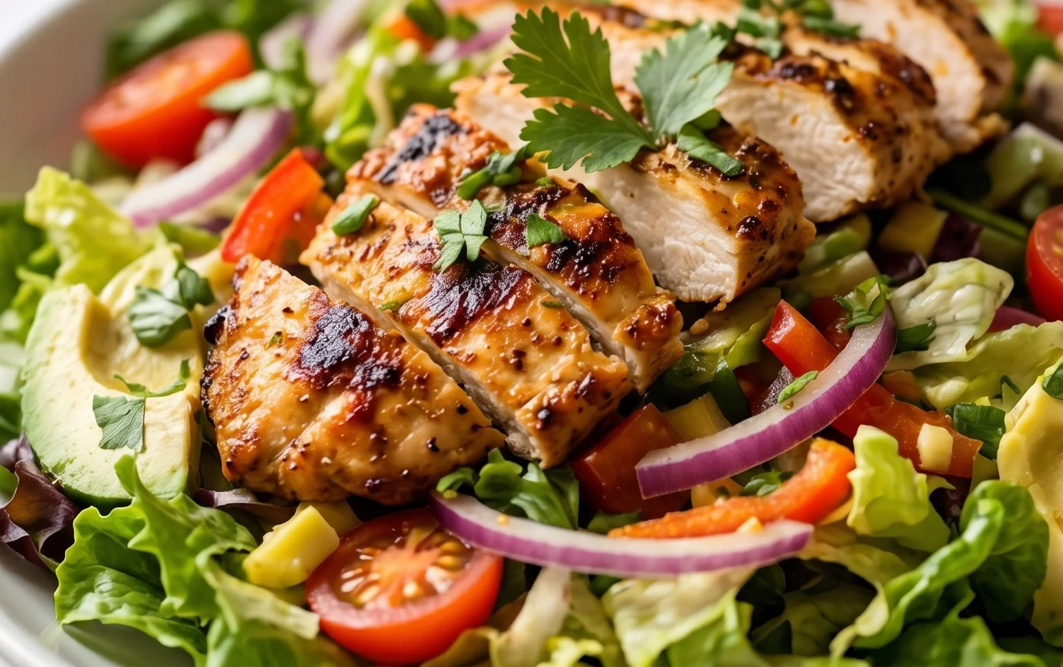 Peruvian Grilled Chicken Salad