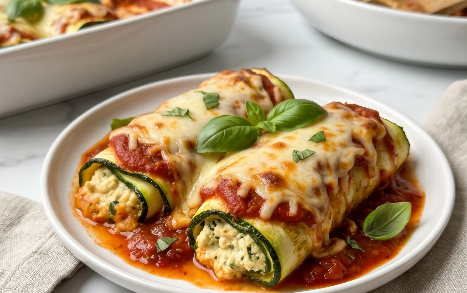 Vegan Zucchini Rollatini