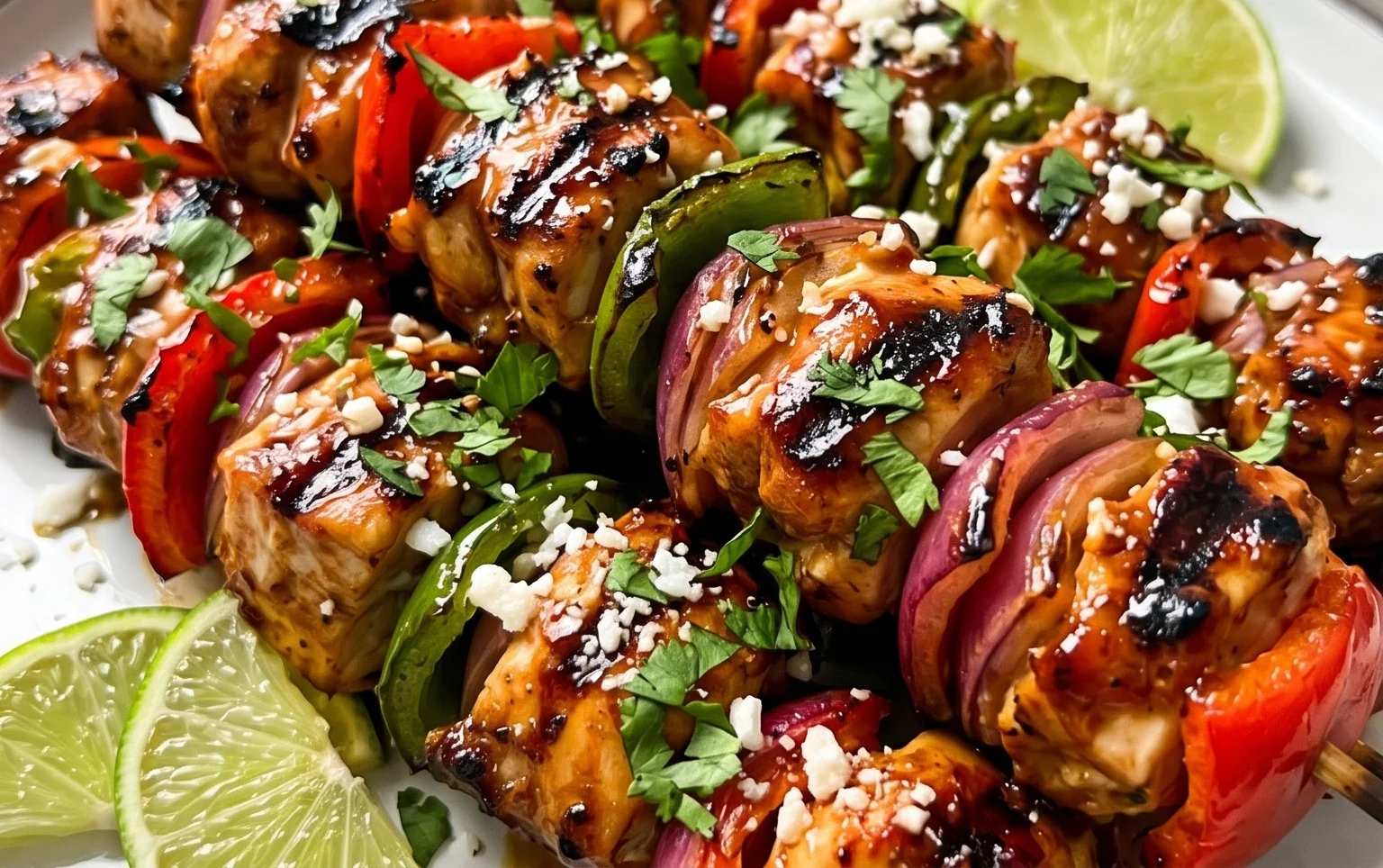 Mexican Barbecue Chicken Skewers