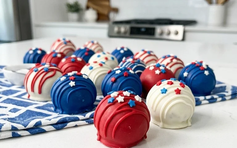 Patriotic Oreo Balls