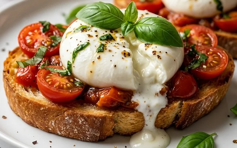 Burrata Bruschetta