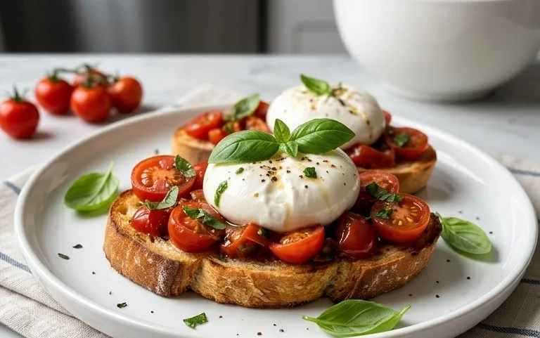 Burrata Bruschetta