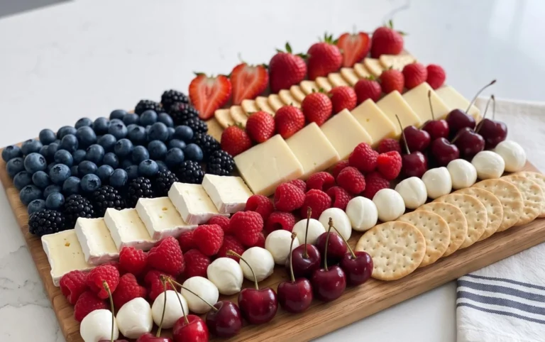 American Flag CharCUTErie Board
