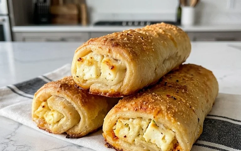 Indulgent Oven Fried Feta Rolls with Chili Honey Magic