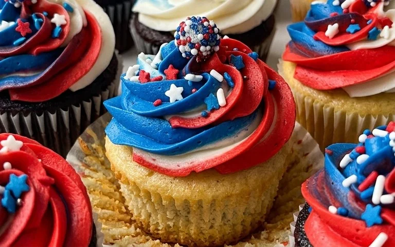 How to Decorate Firework Cupcakes