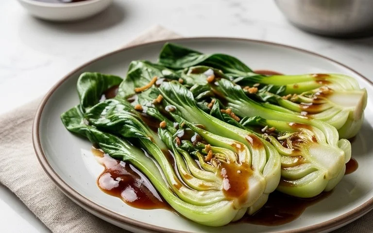 Bok Choy with Oyster Sauce