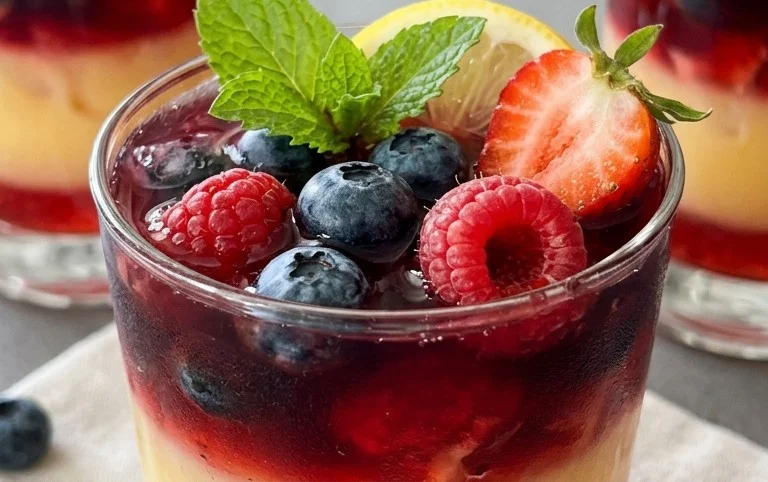 July 4th Layered Drinks Recipe