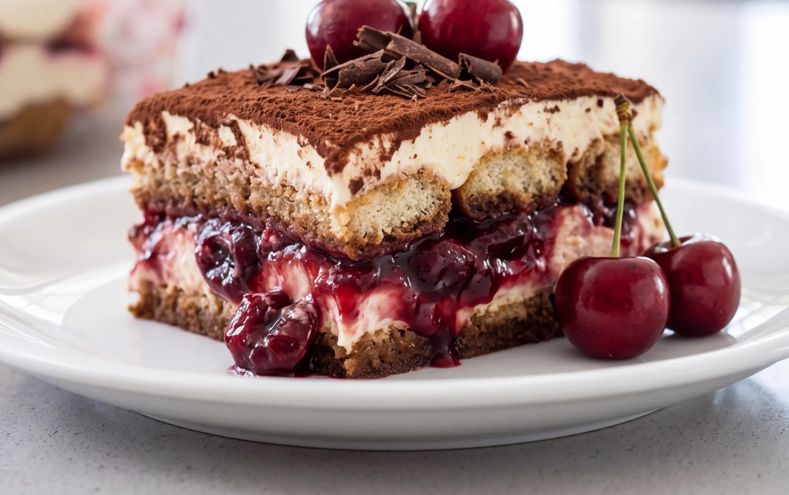 Cherry Tiramisu