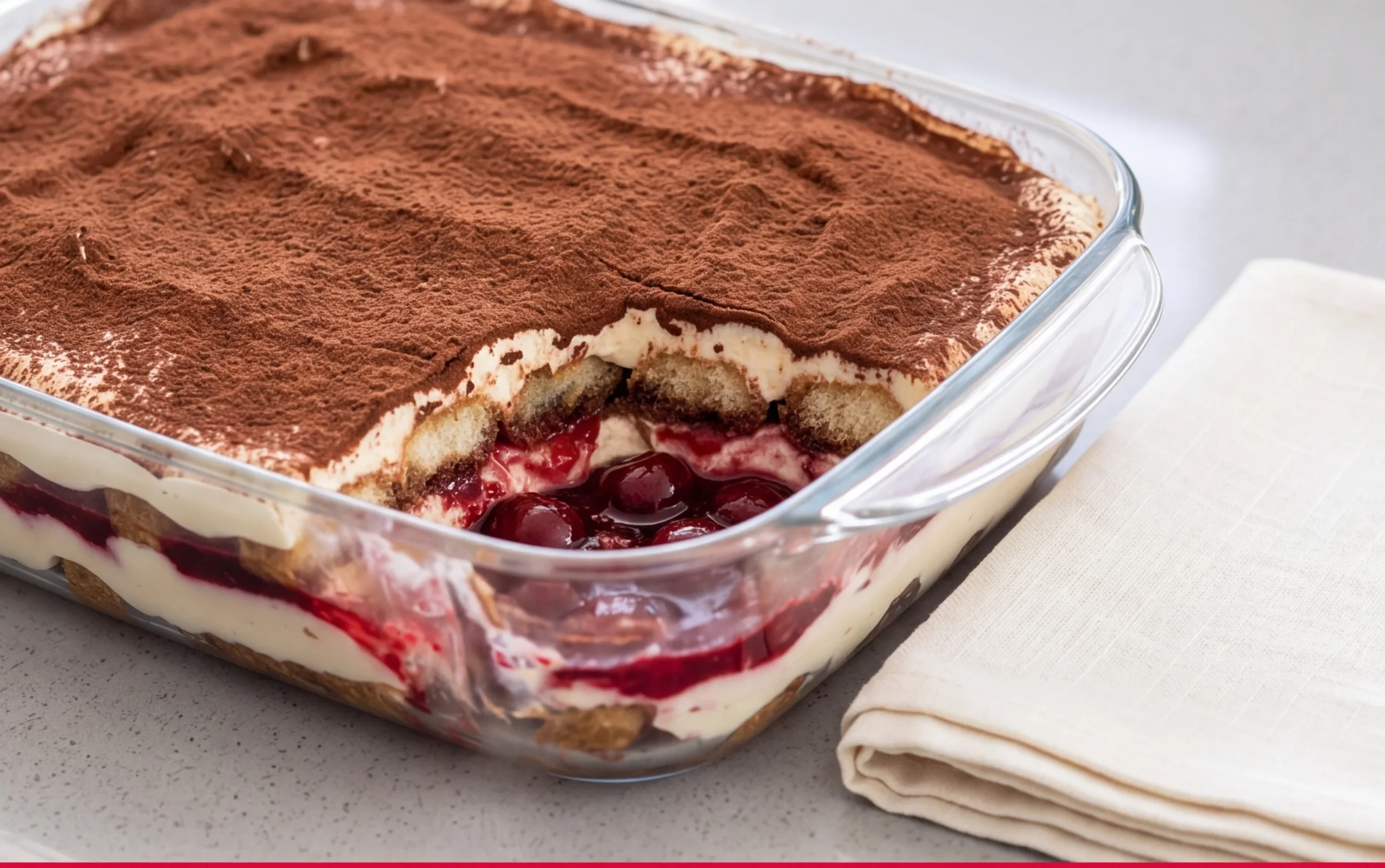 Cherry Tiramisu