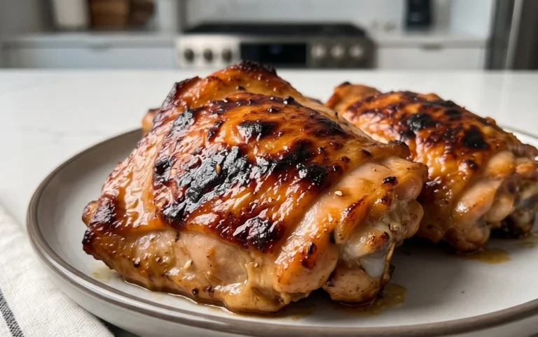 Roasted Miso Chicken Thighs