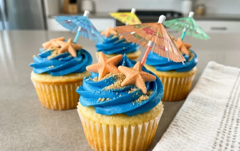 Summer Beach Party Cupcakes