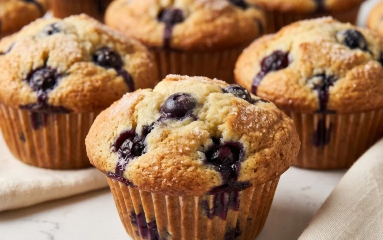Bakery Style Blueberry Muffins