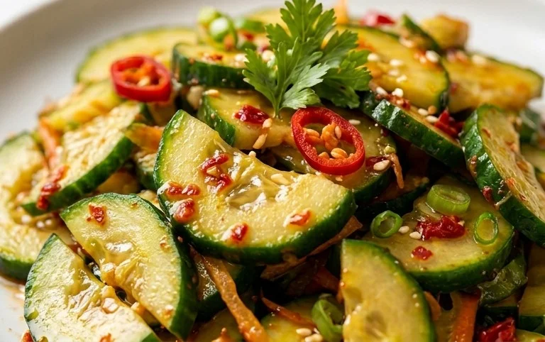 Spicy Asian Cucumber Salad