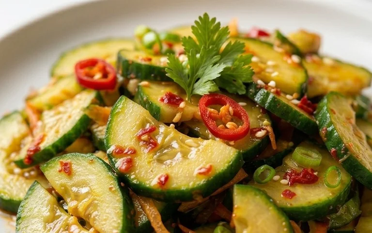 Spicy Asian Cucumber Salad