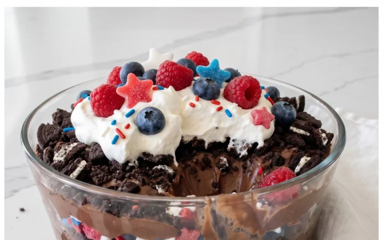 Red, White and Blue Dirt Cups