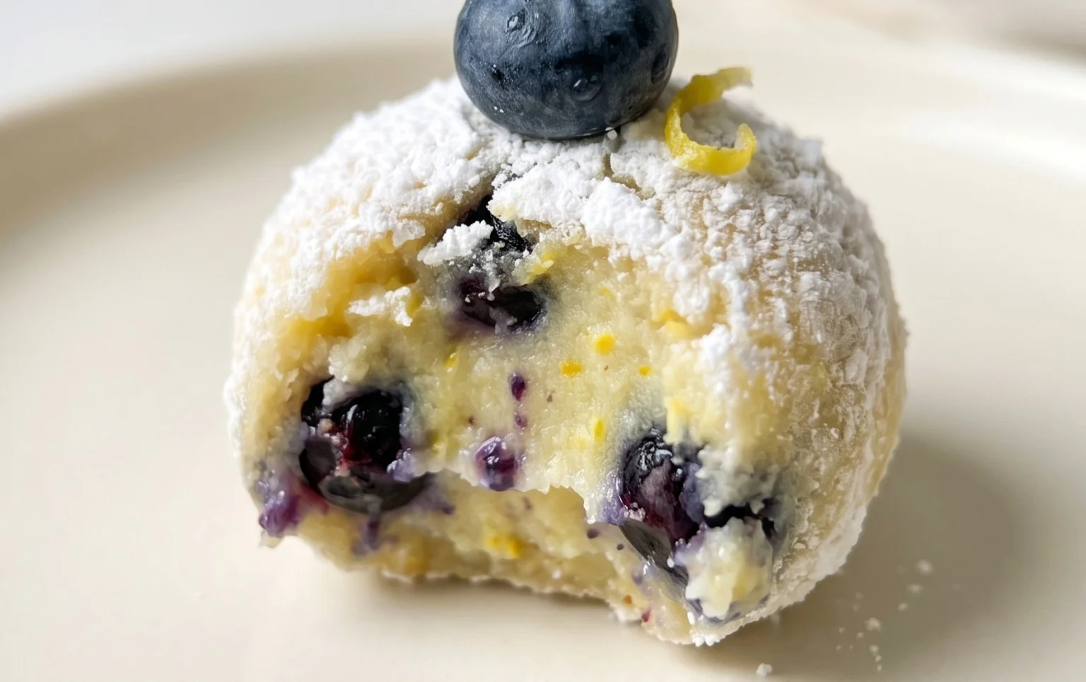 LEMON BLUEBERRY TRUFFLES 
