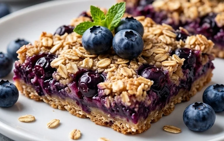 Blueberry Oatmeal Bars