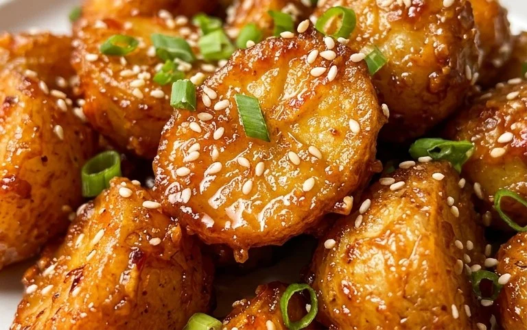 Crispy Honey Chilli Potatoes