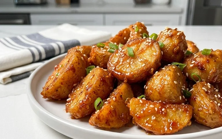 Crispy Honey Chilli Potatoes