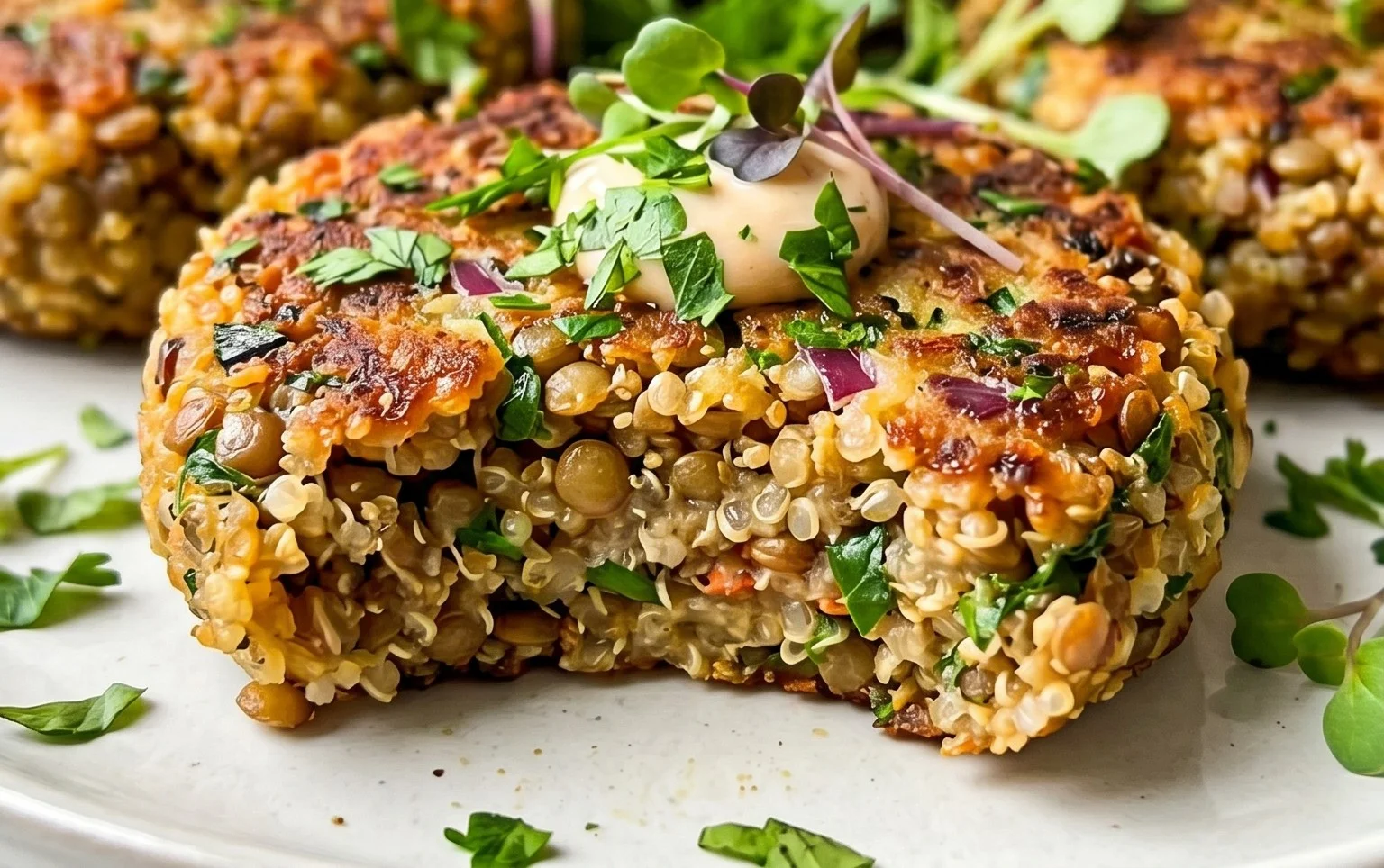 Lentil Quinoa Patties (Easy High-Protein)
