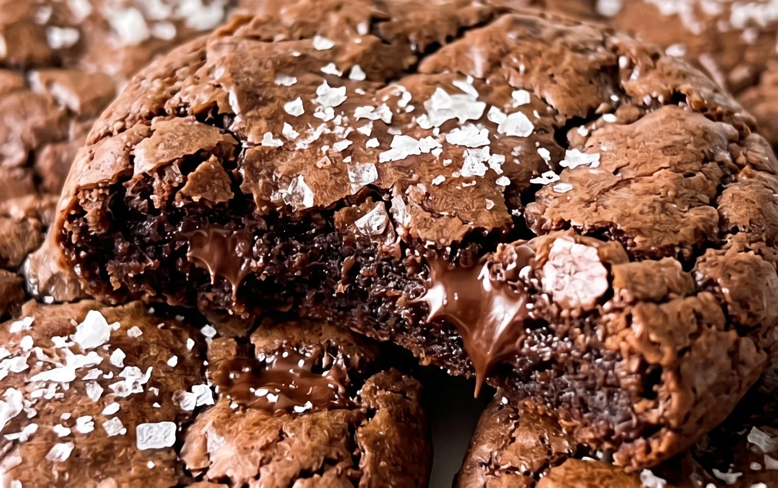 Salted Brownie Cookies