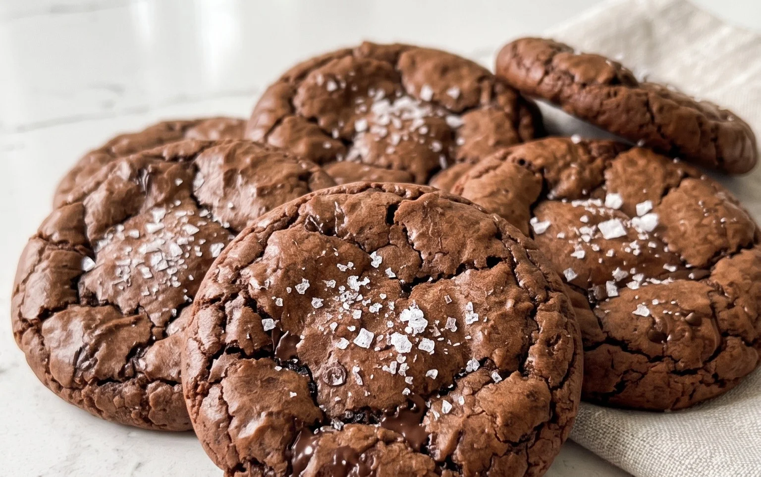Salted Brownie Cookies
