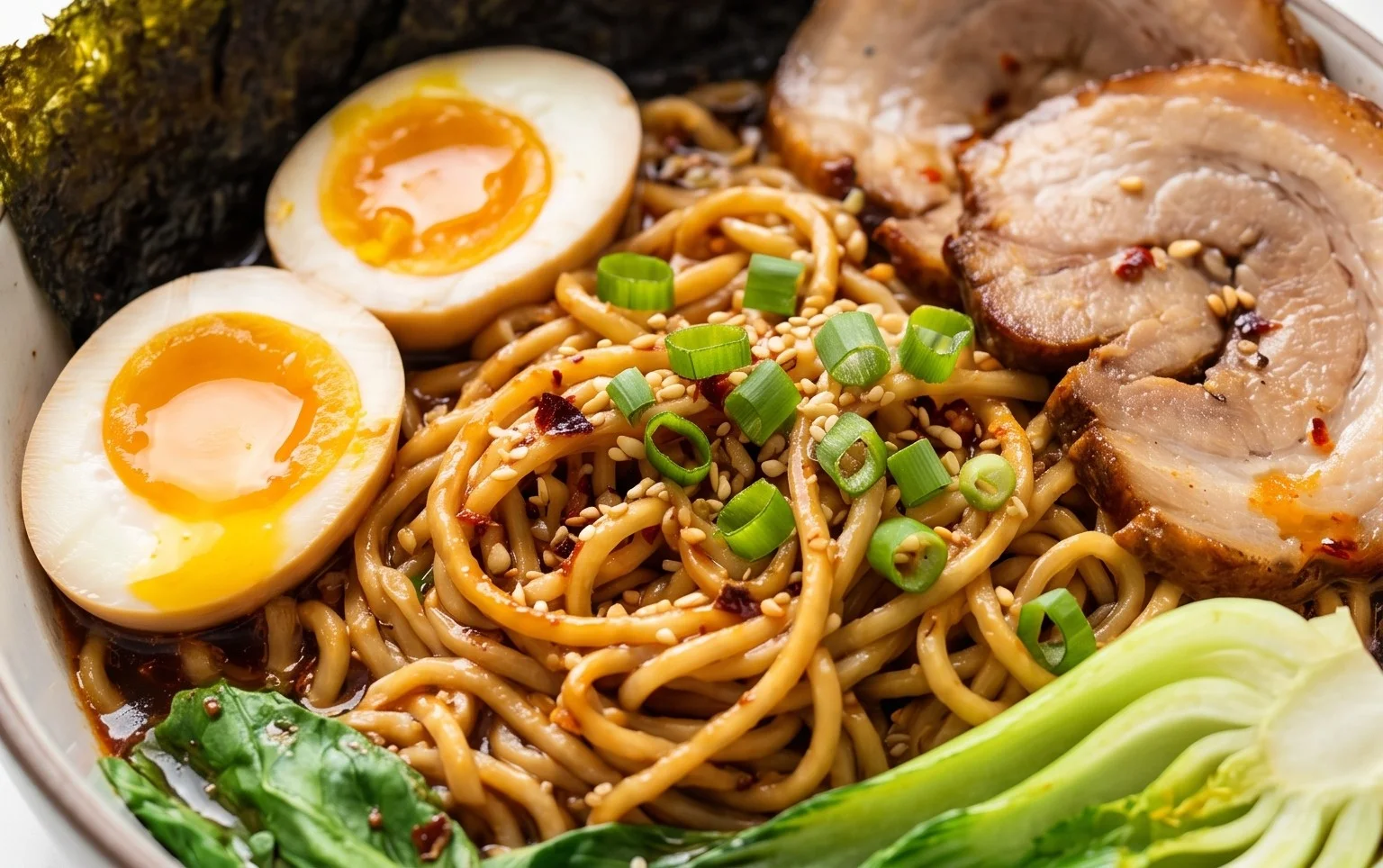 Easy Saucy Ramen Noodles