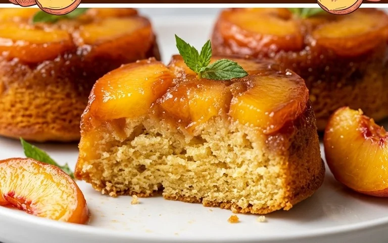 Peach Upside Down Mini Cakes