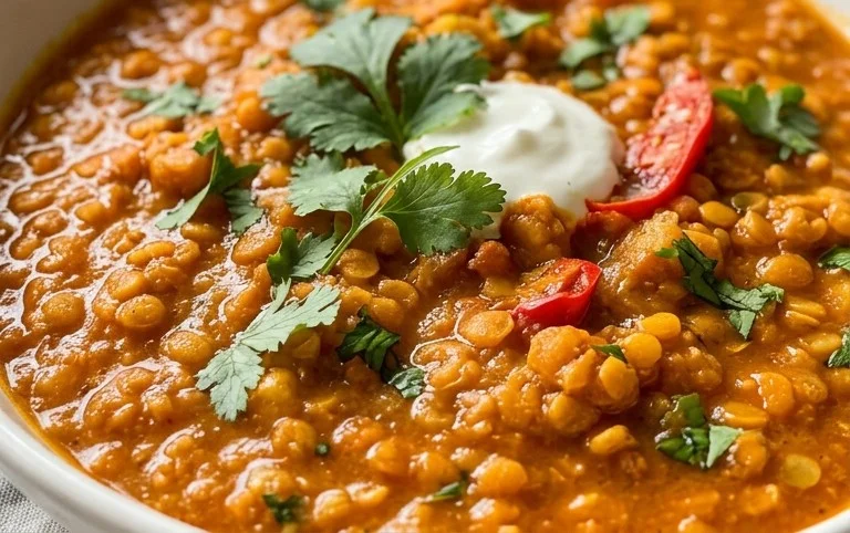 Spicy Red Lentil Curry