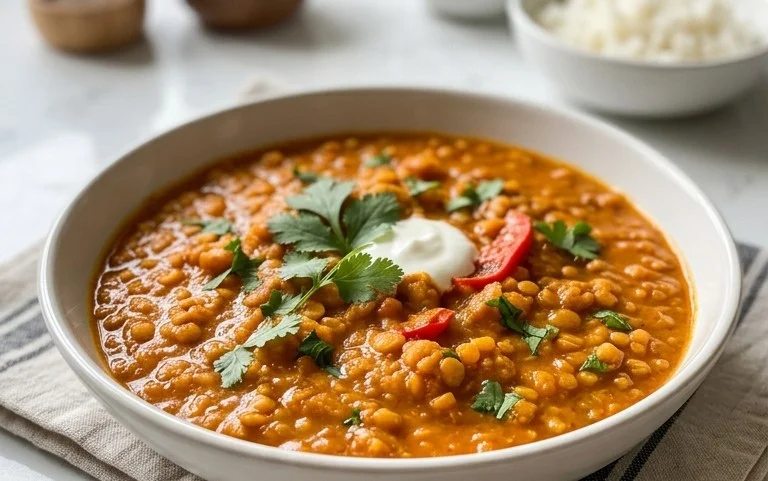 Spicy Red Lentil Curry
