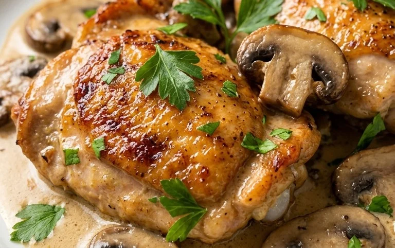 Creamy Mushroom Chicken Recipe