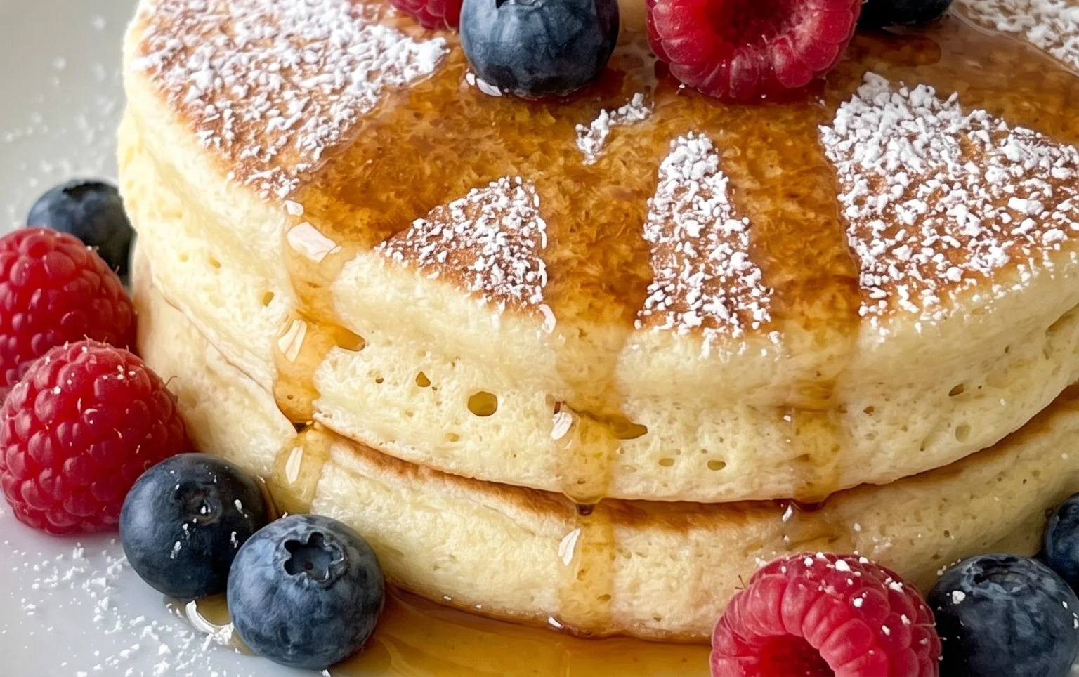 Fluffy Japanese Soufflé Pancakes