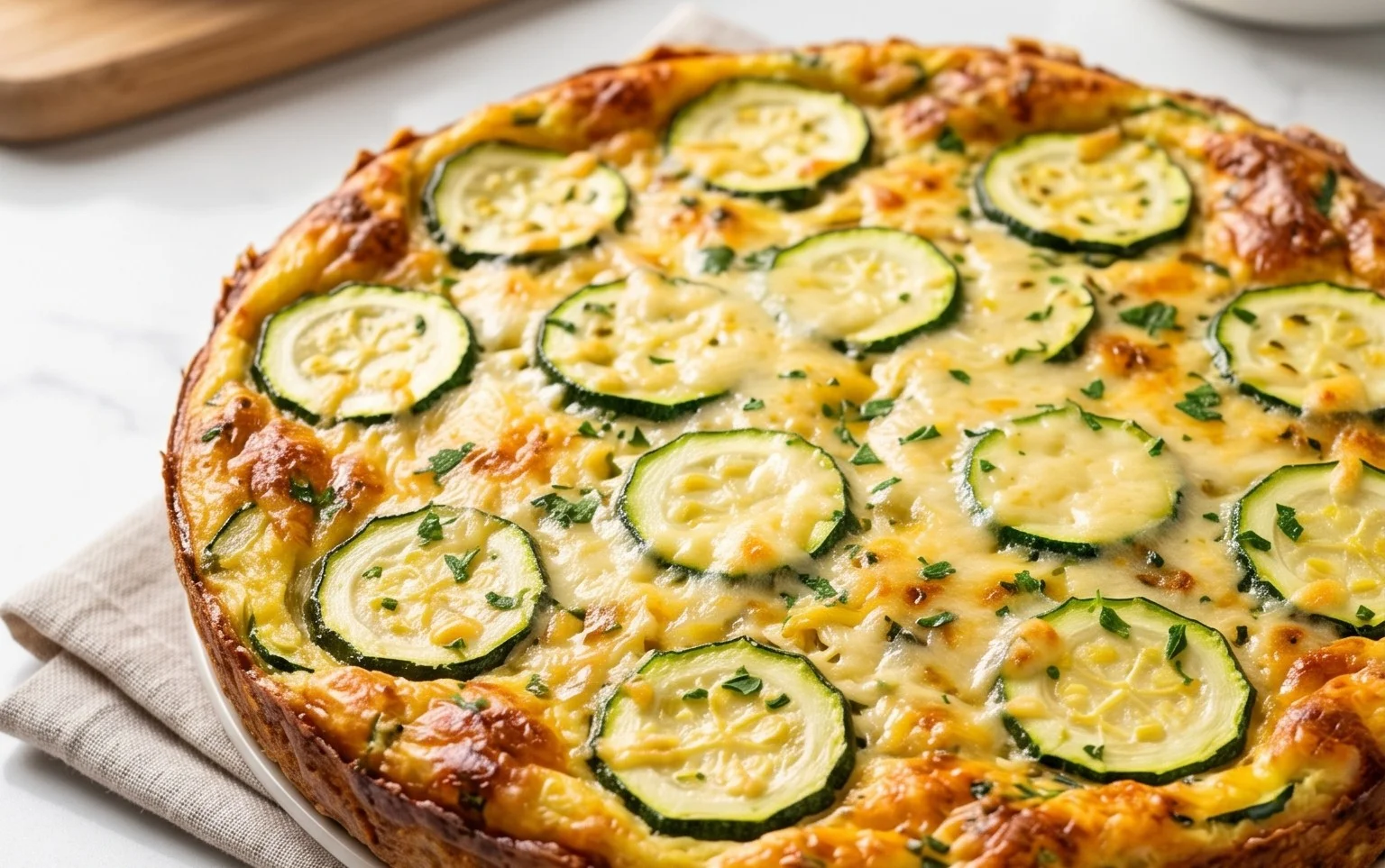 Crustless Zucchini Quiche Recipe